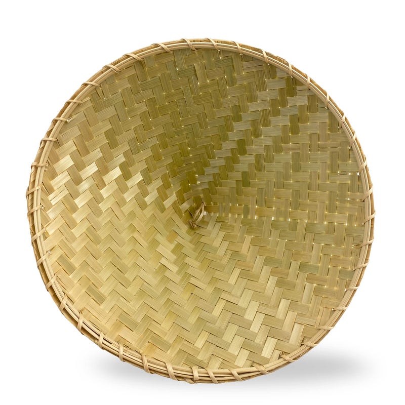 PANWA Traditional Sticky Rice Cooking Steamer Basket Wicker Lid Handcrafted Universal Fit for all Large    Wing and Round Baskets - Image 2